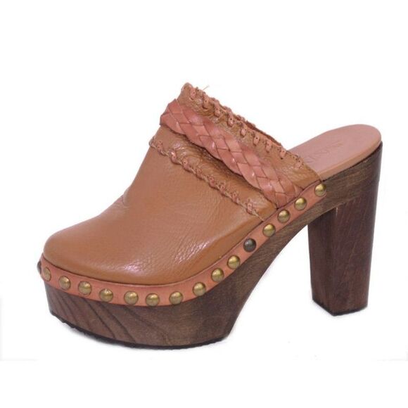 Sixtyseven Shoes - US 10.5 Sixtyseven Beth Mules Doll Brandy Leather